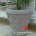 stone yard flower pot